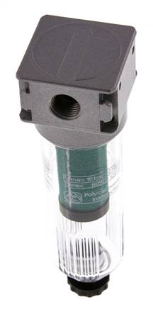 Microfilter 0.01microns G1/4'' 450 l/min Semi-Auto Polycarbonate Multifix 0