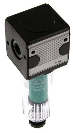 Microfilter 0.01microns G1/4'' 280 l/min Semi-Auto Polycarbonate Multifix 1