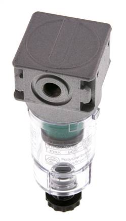 Microfilter 0.01microns G1/8'' 230 l/min Semi-Auto Polycarbonate Multifix 0