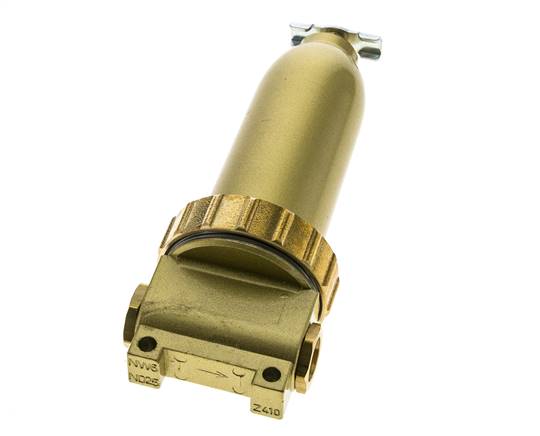 Microfilter 0.01microns G1/4'' 560 l/min Manual Metal Standard 1