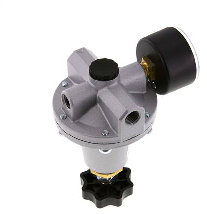 Precision Pressure Regulator G1/4'' 550 l/min 0.2-6.0bar/3-87psi Zinc Die-Cast Standard 3
