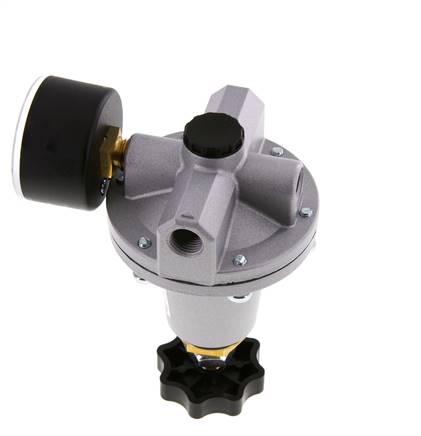 Precision Pressure Regulator G1/4'' 550 l/min 0.5-10.0bar/7-145psi Zinc Die-Cast Standard 3