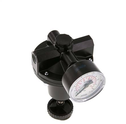Precision Pressure Regulator G1/4'' 550 l/min 0.2-7.0bar/3-102psi Zinc Die-Cast Standard 3