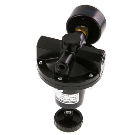 Precision Pressure Regulator G1/4'' 550 l/min 0.2-7.0bar/3-102psi Zinc Die-Cast Standard 3