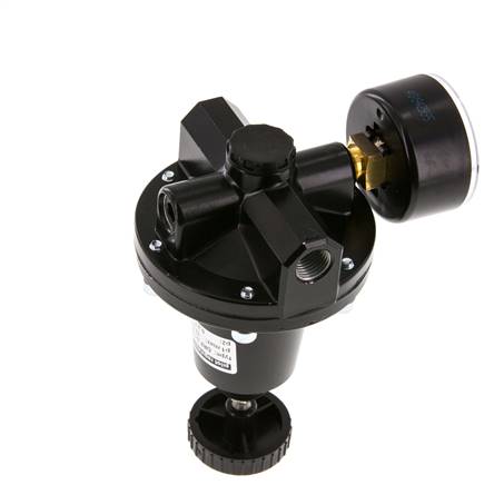 Precision Pressure Regulator G1/4'' 550 l/min 0.2-7.0bar/3-102psi Zinc Die-Cast Standard 3