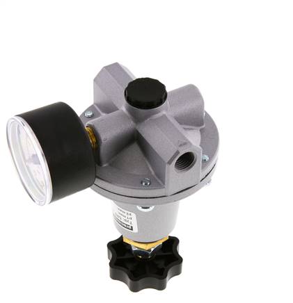 Precision Pressure Regulator G1/4'' 550 l/min 0.0-1.0bar/0-14psi Zinc Die-Cast Standard 3