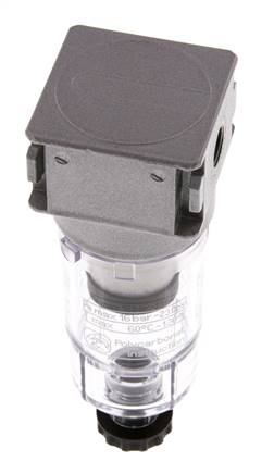 Pre-Filter 0.3microns G1/8'' 130 l/min Semi-Auto Polycarbonate Multifix 0