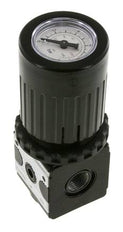 Pressure Regulator G3/8'' 2100 l/min 0.2-6.0bar/3-87psi Zinc Die-Cast Knob with Gauge Multifix 1