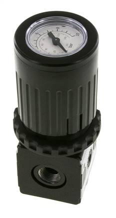 Pressure Regulator G3/8'' 2100 l/min 0.2-6.0bar/3-87psi Zinc Die-Cast Knob with Gauge Multifix 1