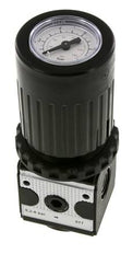 Pressure Regulator G1/4'' 2100 l/min 0.2-6.0bar/3-87psi Zinc Die-Cast Knob with Gauge Multifix 1