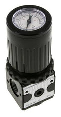 Pressure Regulator G3/8'' 2100 l/min 0.5-10.0bar/7-145psi Zinc Die-Cast Knob with Gauge Multifix 1