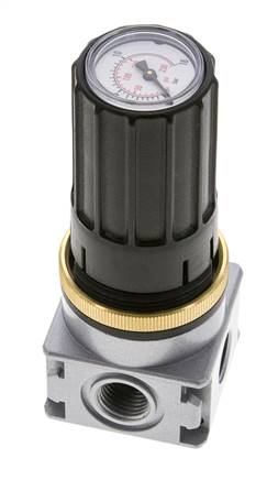 Pressure Regulator for Manifold Assembly G1/4''&1/8'' 1700 l/min 0.5-10.0bar/7-145psi Zinc Die-Cast Multifix 0