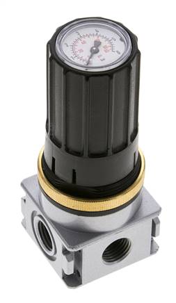 Pressure Regulator for Manifold Assembly G1/4''&1/8'' 1700 l/min 0.1-3.0bar/1-44psi Zinc Die-Cast Multifix 0