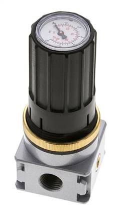 Pressure Regulator for Manifold Assembly G1/4''&1/8'' 1700 l/min 0.1-3.0bar/1-44psi Zinc Die-Cast Multifix 0