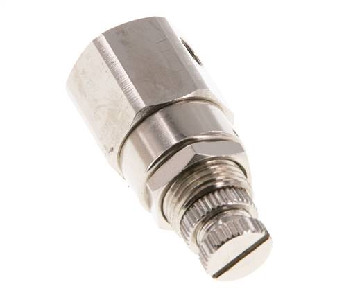 Pressure Regulator M5 75 l/min 0.2-2.0bar/3-29psi Brass Air Water Standard 0
