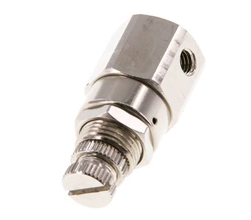 Pressure Regulator M5 75 l/min 0.2-2.0bar/3-29psi Brass Air Water Standard 0