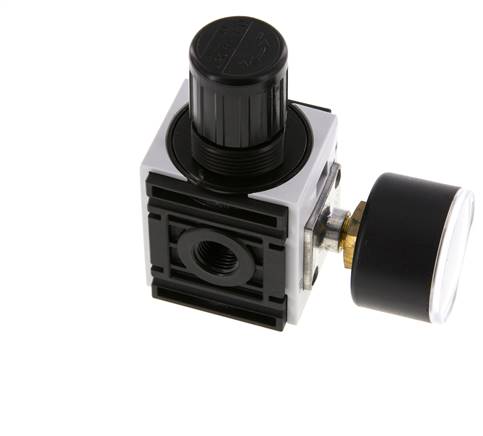 Pressure Regulator G1/4'' 1000 l/min 0.2-4.0bar/3-58psi PA 40 mm Pressure Gauge Futura 0