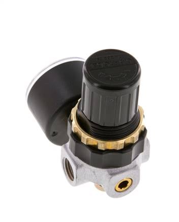 Pressure Regulator G1/4'' 330 l/min 0.5-16.0bar/7-232psi Zinc Die-Cast Standard 0