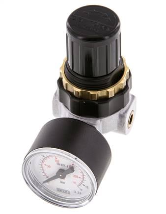 Pressure Regulator G1/8'' 330 l/min 0.5-3.0bar/7-44psi Zinc Die-Cast Standard 0
