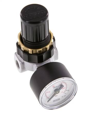 Pressure Regulator G1/8'' 330 l/min 0.5-6.0bar/7-87psi Zinc Die-Cast Standard 0