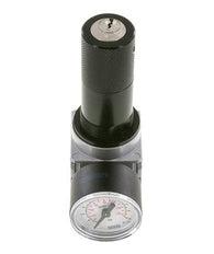 Pressure Regulator G1/4'' 1450 l/min 0.2-6.0bar/3-87psi Zinc Die-Cast 40 mm Pressure Gauge Cylinder Lock Multifix 0