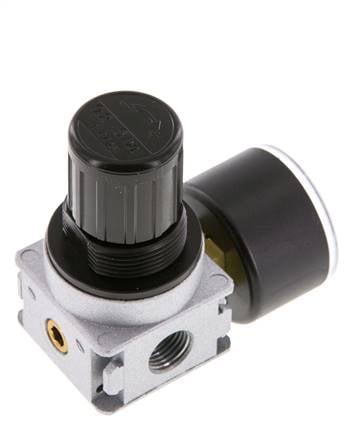 Pressure Regulator G1/4'' 1450 l/min 0.2-6.0bar/3-87psi Zinc Die-Cast 40 mm Pressure Gauge Multifix 0