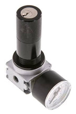 Pressure Regulator G1/8'' 1450 l/min 0.1-3.0bar/1-44psi Zinc Die-Cast 40 mm Pressure Gauge Cylinder Lock Multifix 0