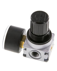 Pressure Regulator G1/4'' 1450 l/min 0.5-10.0bar/7-145psi Zinc Die-Cast 40 mm Pressure Gauge Multifix 0