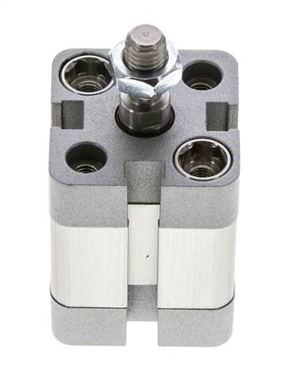 ISO 21287 Compact Double Acting Cylinder 20-10mm - Magnetic - Male Rod