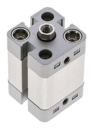 ISO 21287 Compact Double Acting Cylinder 20-15mm - Magnetic