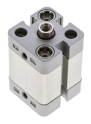 ISO 21287 Compact Double Acting Cylinder 20-15mm - Magnetic