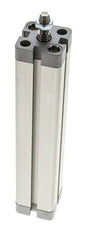 ISO 21287 Compact Double Acting Cylinder 20-150mm - Magnetic - Male Rod