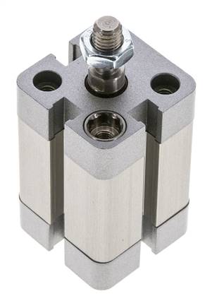 ISO 21287 Compact Double Acting Cylinder 20-20mm - Magnetic - Male Rod