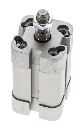 ISO 21287 Compact Double Acting Cylinder 20-25mm - Magnetic - Male Rod
