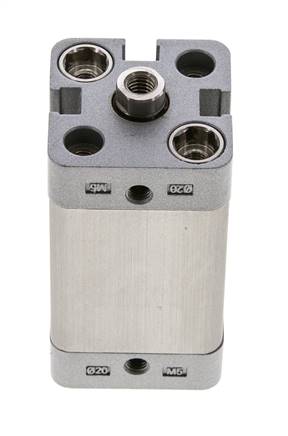 ISO 21287 Compact Double Acting Cylinder 20-30mm - Magnetic