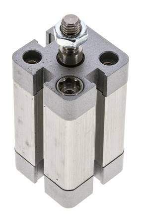 ISO 21287 Compact Double Acting Cylinder 20-30mm - Magnetic - Male Rod