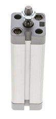 ISO 21287 Compact Double Acting Cylinder 20-80mm - Magnetic - Male Rod