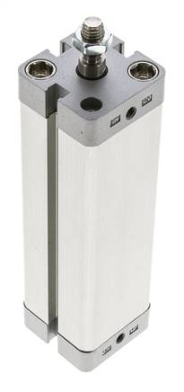 ISO 21287 Compact Double Acting Cylinder 25-100mm - Magnetic - Male Rod