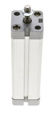 ISO 21287 Compact Double Acting Cylinder 25-100mm - Magnetic - Male Rod