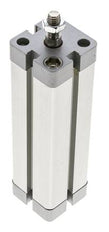 ISO 21287 Compact Double Acting Cylinder 25-100mm - Magnetic - Male Rod