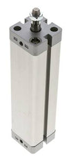 ISO 21287 Compact Double Acting Cylinder 25-125mm - Magnetic - Male Rod