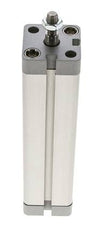 ISO 21287 Compact Double Acting Cylinder 25-125mm - Magnetic - Male Rod