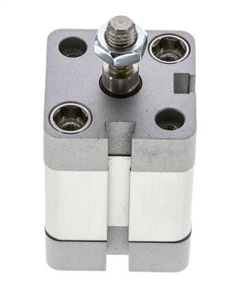 ISO 21287 Compact Double Acting Cylinder 25-15mm - Magnetic - Male Rod