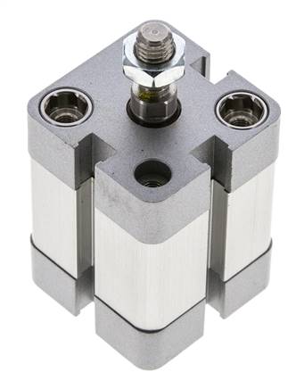 ISO 21287 Compact Double Acting Cylinder 25-15mm - Magnetic - Male Rod
