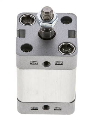 ISO 21287 Compact Double Acting Cylinder 25-20mm - Magnetic - Male Rod