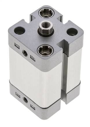 ISO 21287 Compact Double Acting Cylinder 25-25mm - Magnetic