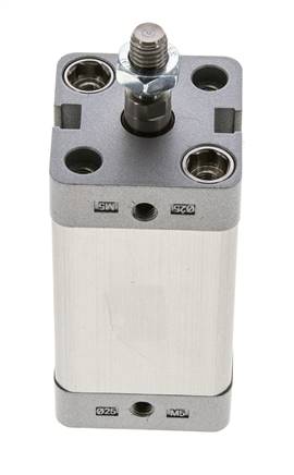 ISO 21287 Compact Double Acting Cylinder 25-40mm - Magnetic - Male Rod