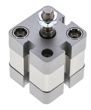ISO 21287 Compact Double Acting Cylinder 25-5mm - Magnetic - Male Rod