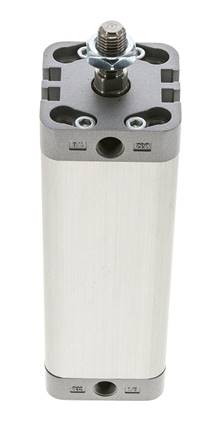 ISO 21287 Compact Double Acting Cylinder 32-100mm - Magnetic - Male Rod