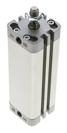 ISO 21287 Compact Double Acting Cylinder 32-100mm - Magnetic - Male Rod